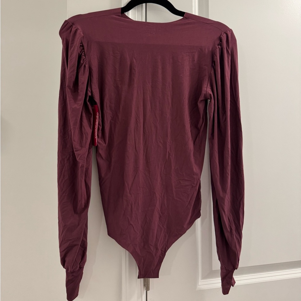 Commando Butter Burgundy Long Sleeve Bodysuit